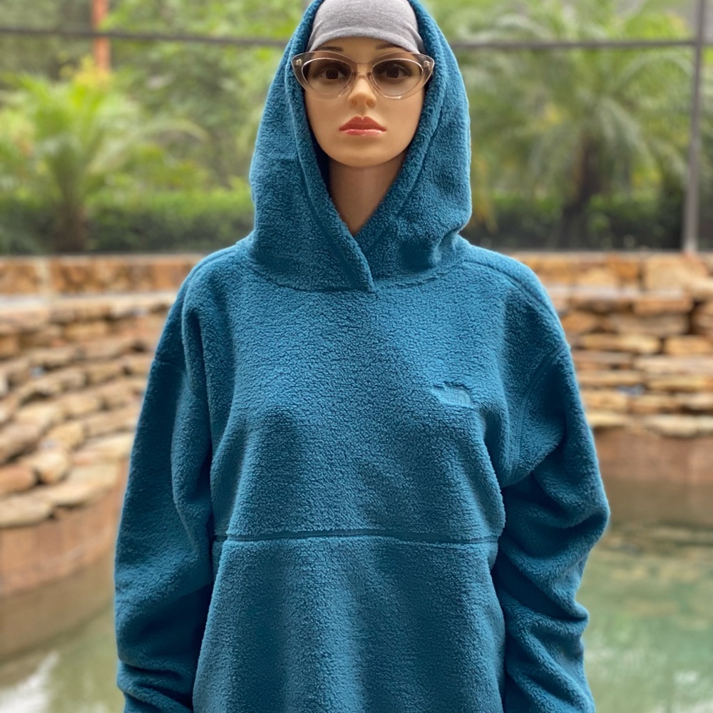 NORTH FACE SHERPA PULLOVER HOODIE